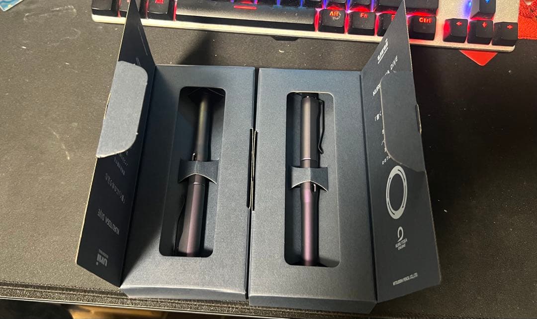 クルトガダイブ オーロラパープル 三菱鉛筆 KURUTOGA DIVE2個セット