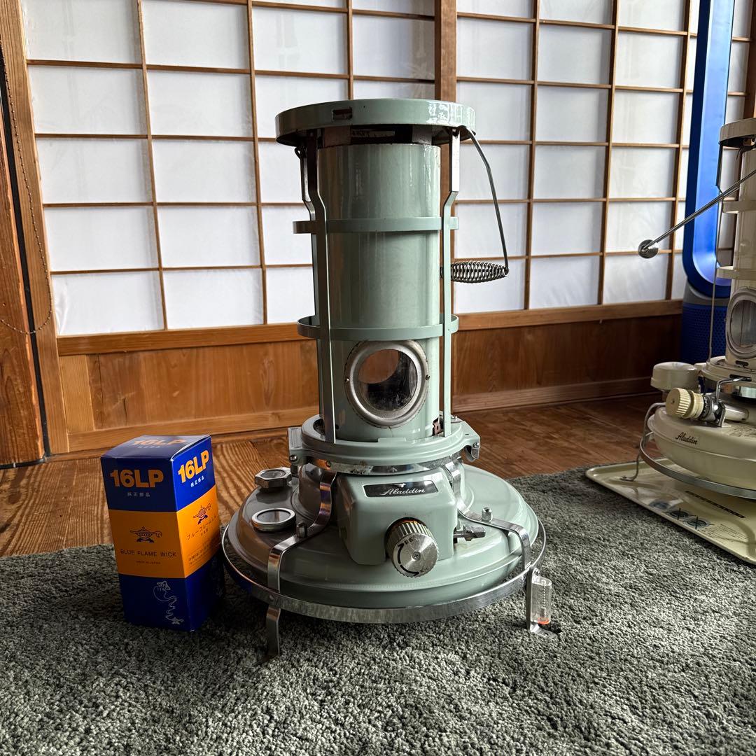 used アラジン石油ストーブ　39シリーズ　新品の芯付き　要芯入　レトロ空間