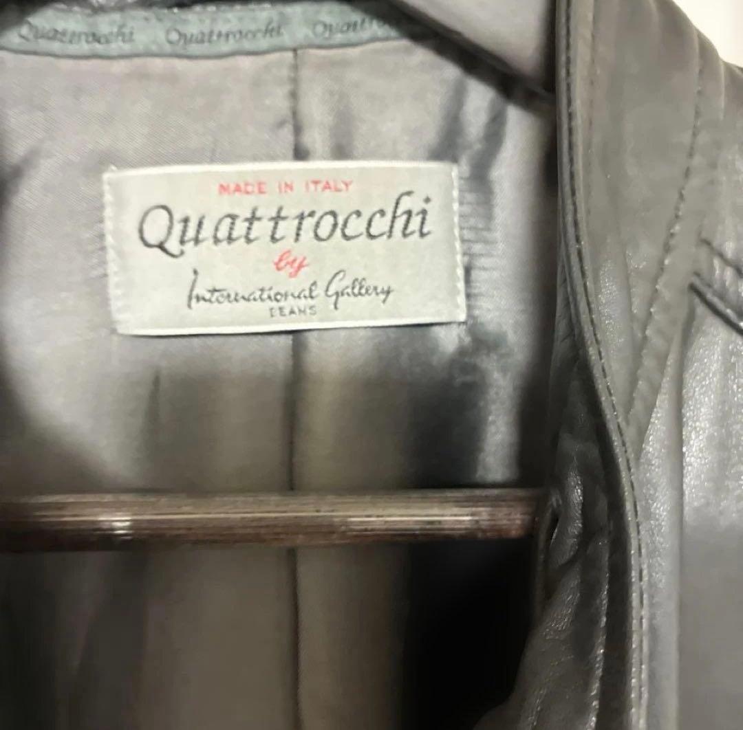 Quattrochi レザージャケット シングルライダース　beams