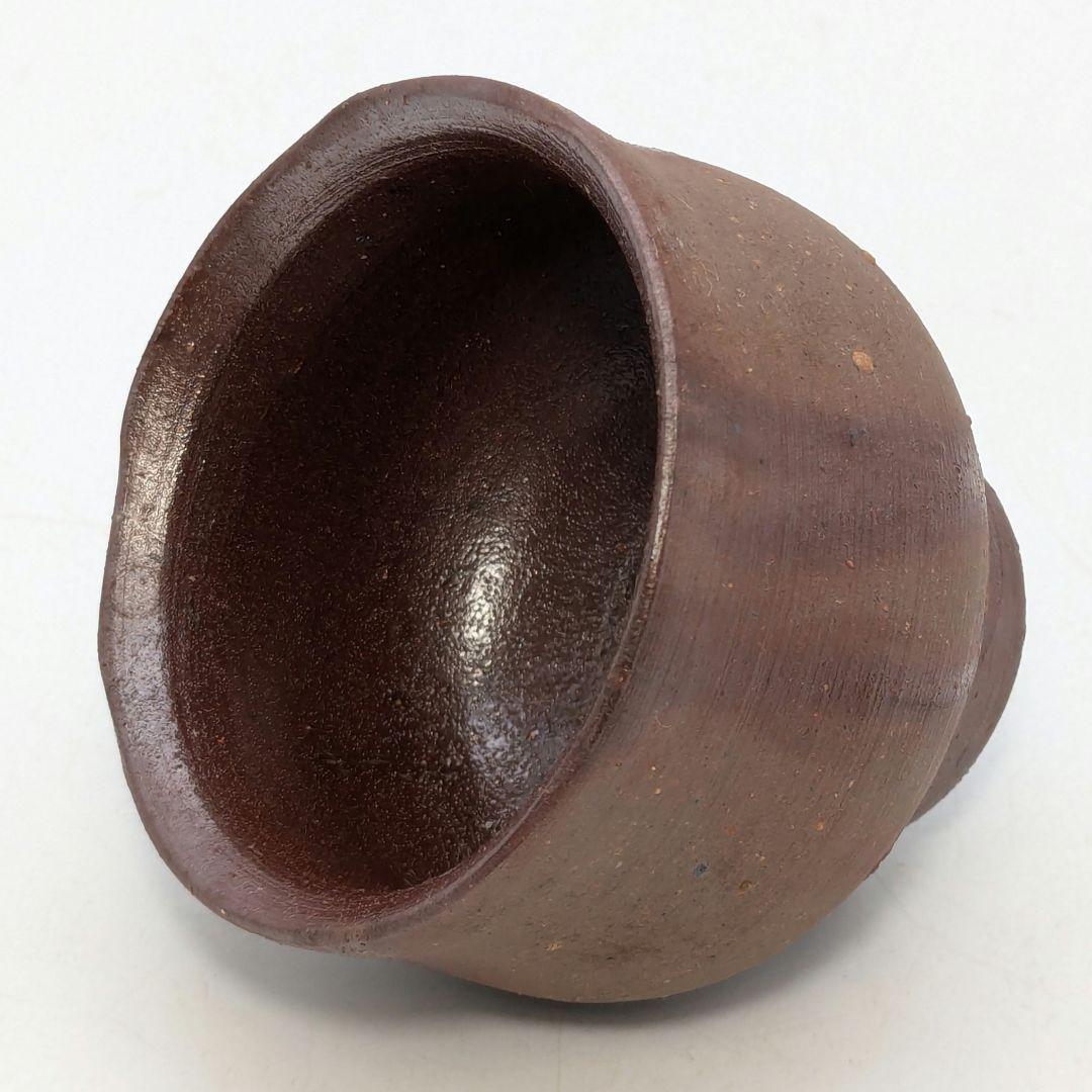 人間国宝 藤原雄 備前焼 ぐい呑み 合箱合布 酒器 酒杯 食器 お猪口 酒盃