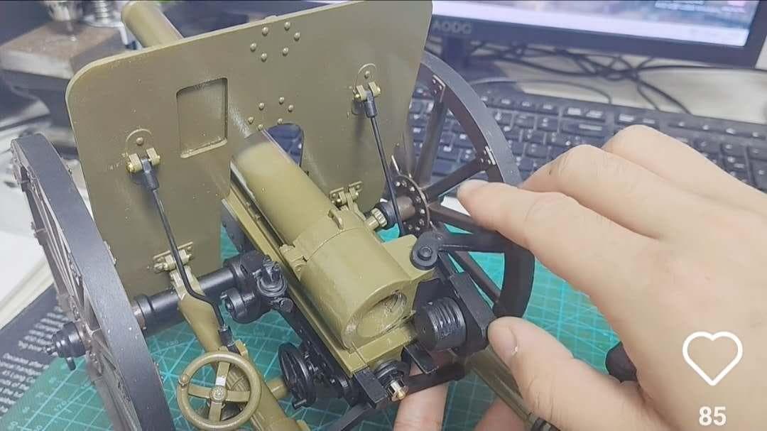 1/6スケール　手作　四一式山砲　模型　新品