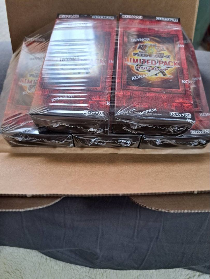 遊戯王　LIMITED PACK GX オシリスレッド 新品未開封5box