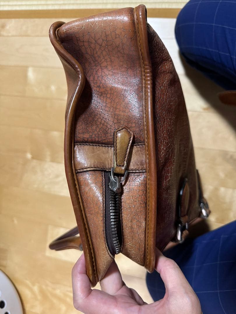 【ベルルッティ Berluti】 アンジュール　特注クロコ型押しパティーヌ