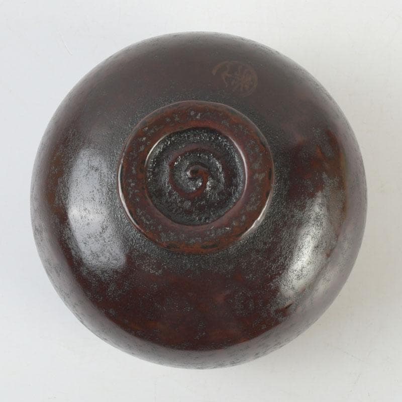 茶道具　泰山作　乾漆塗　抹茶碗　共箱　V　9626