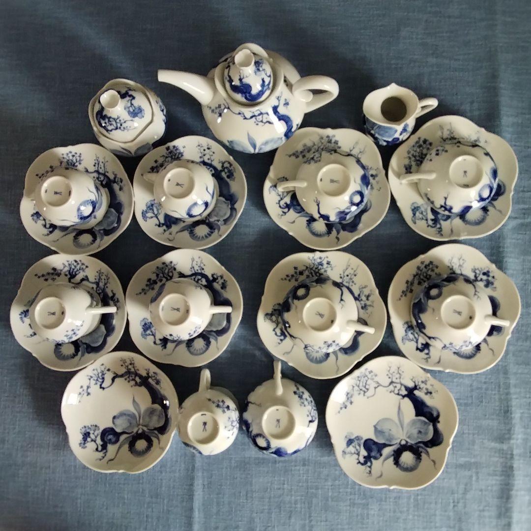 マイセン　ブルーオーキット　13セット