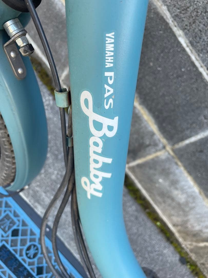 ジャンクYamaha PAS Babby 電動アシスト自転車 チャイルドシート付