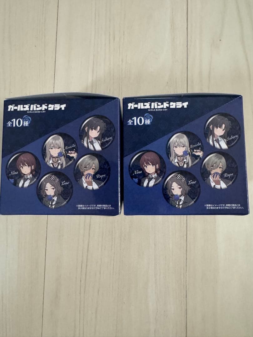 【新品】ガールズバンドクライ　ヴィレヴァン限定　缶バッチ　2BOX
