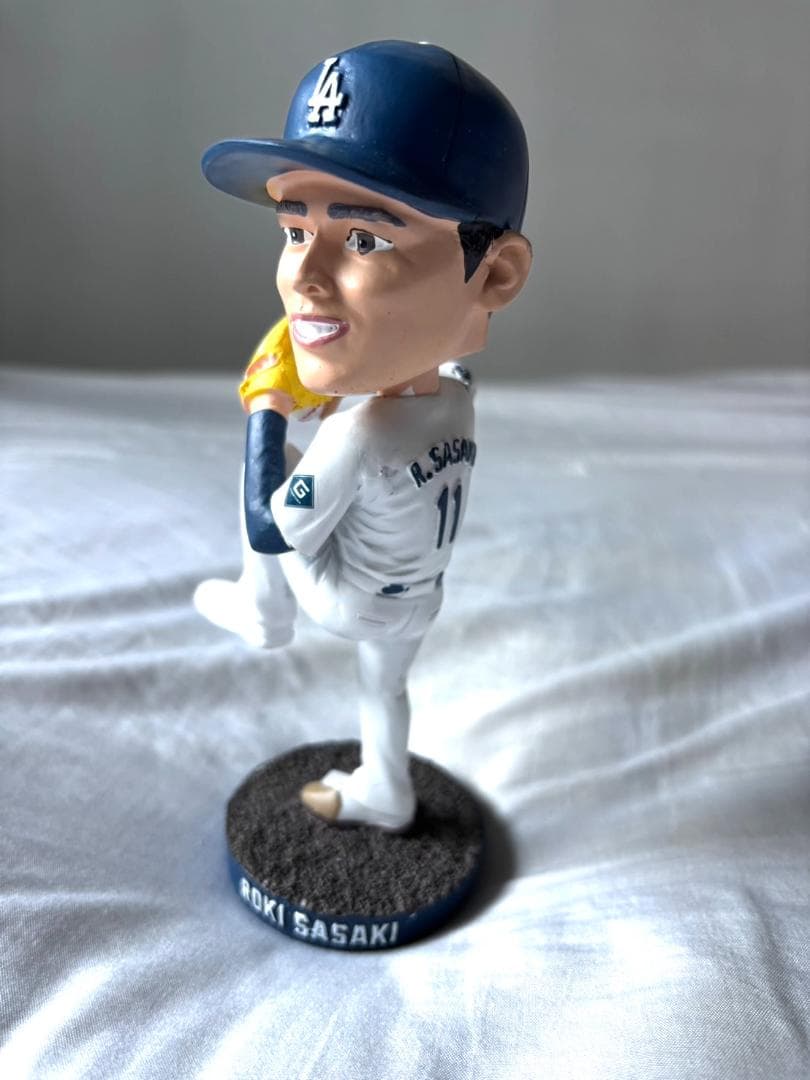 セット☆8/4来場者限定ドジャース 佐々木朗希ボブルヘッド/ボールペン1本付き