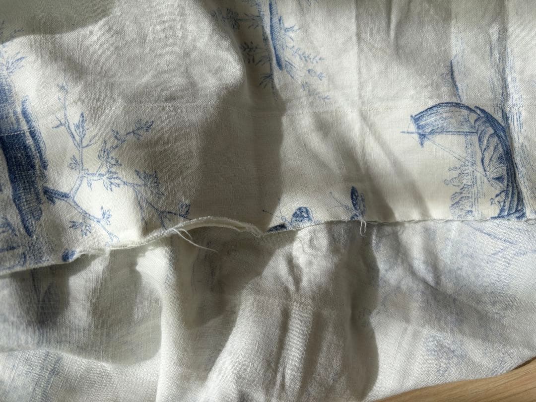 フランスアンティーク トワルドジュイ カーテン ファブリック