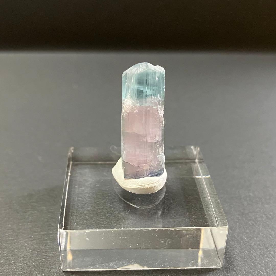 バイカラートルマリン　アフガニスタン　ブルーキャップ&ピンク　鉱物標本　原石