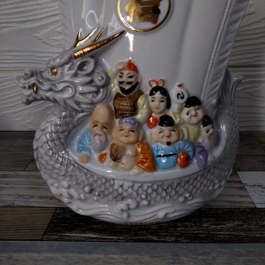 ニッカ ウイスキー 鶴 スーパーニッカ ゴルフボール 七福神 陶器