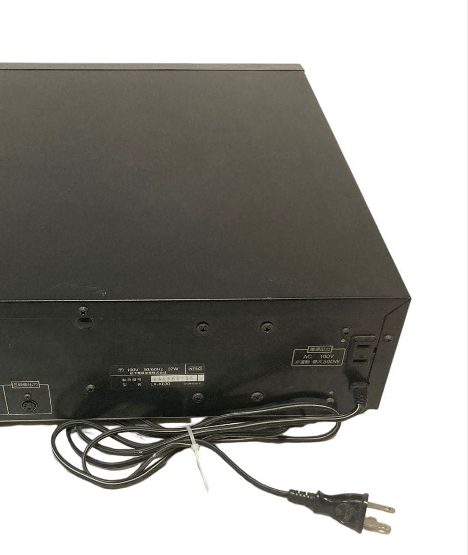 【動作品】Panasonic LX-K630 LDプレーヤー 純正リモコン付き