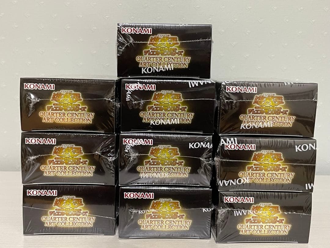 遊戯王　クォーターセンチュリー　アートコレクション　10BOX シュリンク付