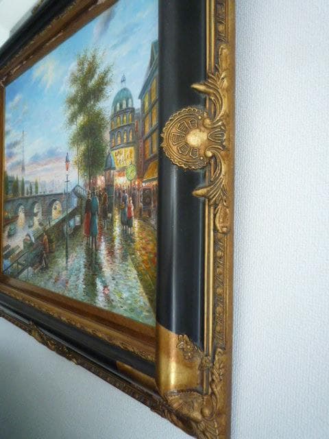 パリの風景 油彩画