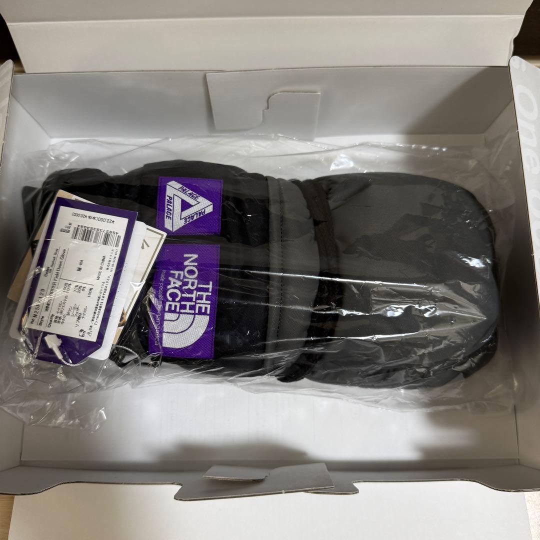 【新品未使用】PALACE×THE NORTH FACE GLOVE グレー　M