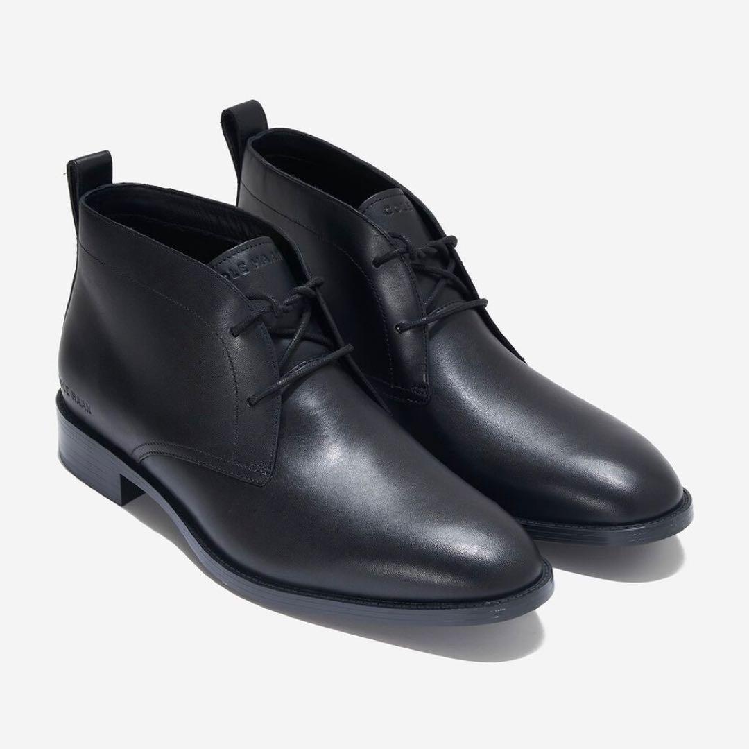極美品◎COLE HAAN ウォーターレジスタント チャッカブーツ 8.5 26