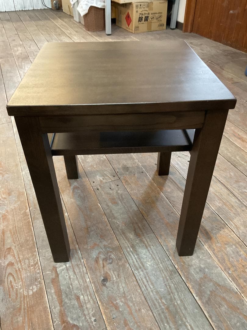 無印良品　MUJI　木製サイドテーブルベンチ　廃盤品