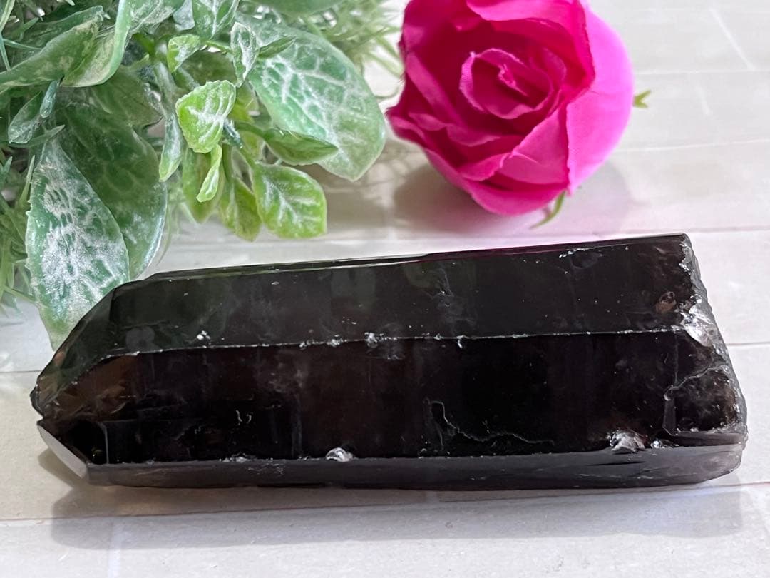 タントリックトリプレッツ✨　スモーキーレムリアンシード　クリスタル　原石　水晶