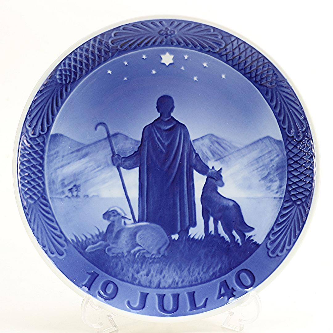 1940年「砂漠の羊飼い」 イヤープレート ロイヤルコペンハーゲン