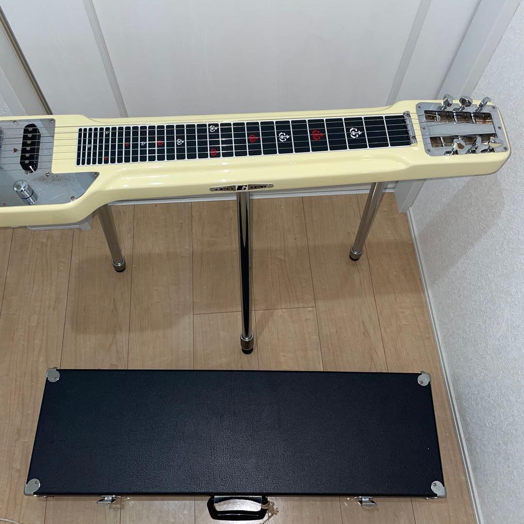 希少！Guyatoneグヤ6弦スチールギター ケース、スタンド付