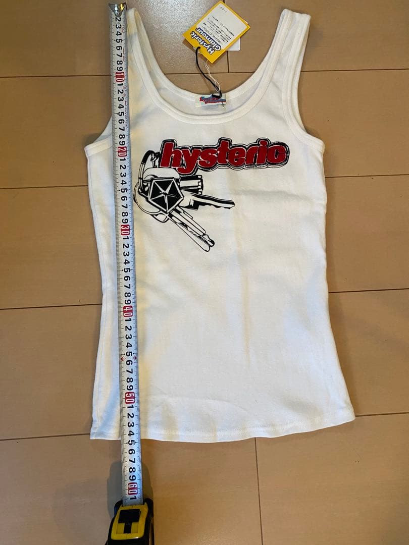 新品　初期　ヒステリックグラマー '90 グラフィックロゴ　タンクトップ　Y2K