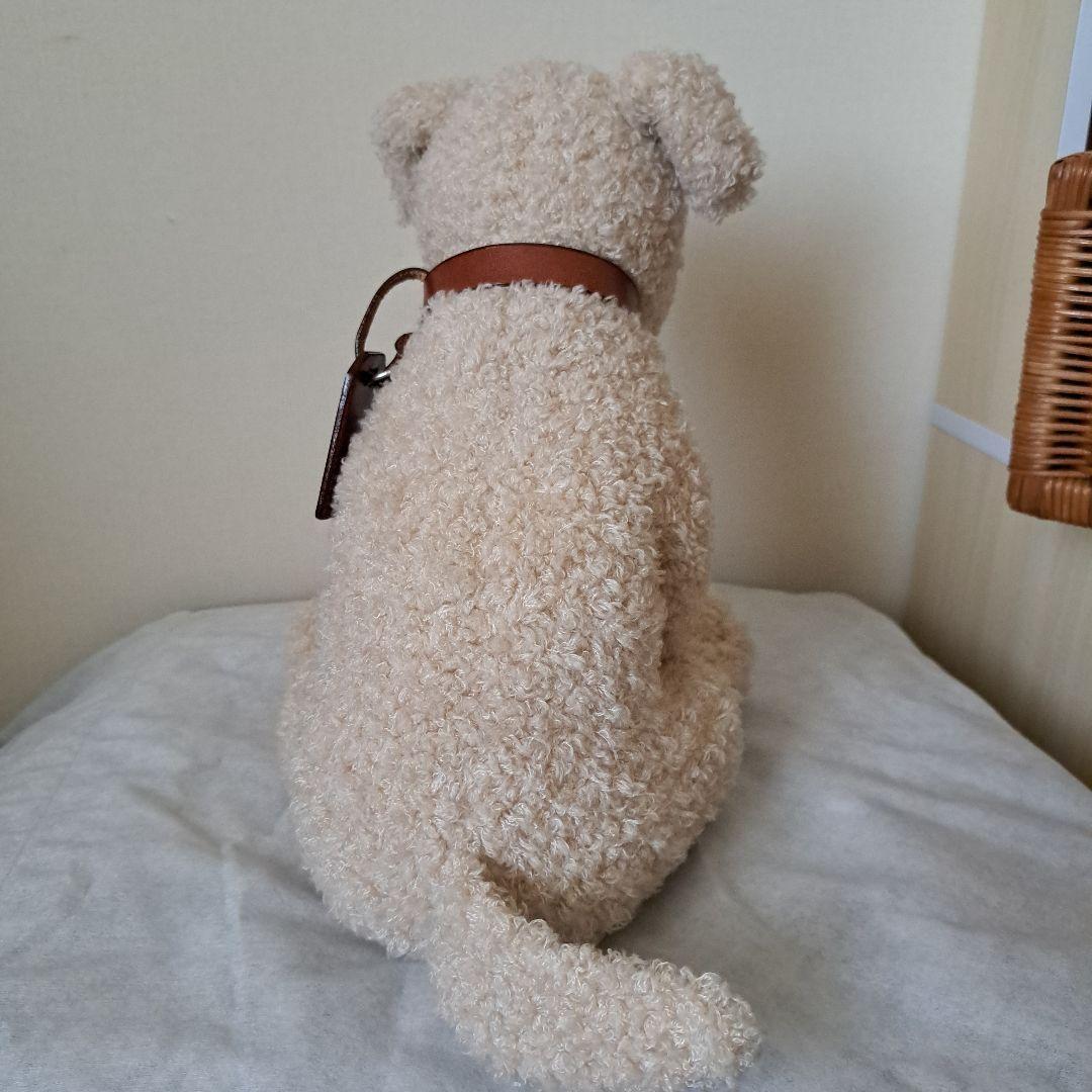 アフタヌーンティー　犬　レア　ぬいぐるみ　首輪付き　エアデールテリア　インテリア