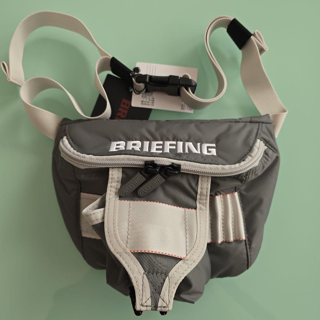 164 新品　BRIEFING ラウンドウエストポーチ