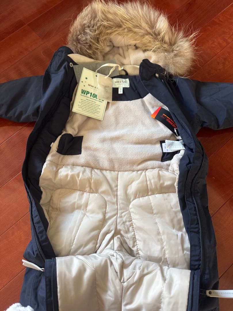 【新品未使用】MINI A TURE 防水・防寒 ベビー用ジャンプスーツ80cm