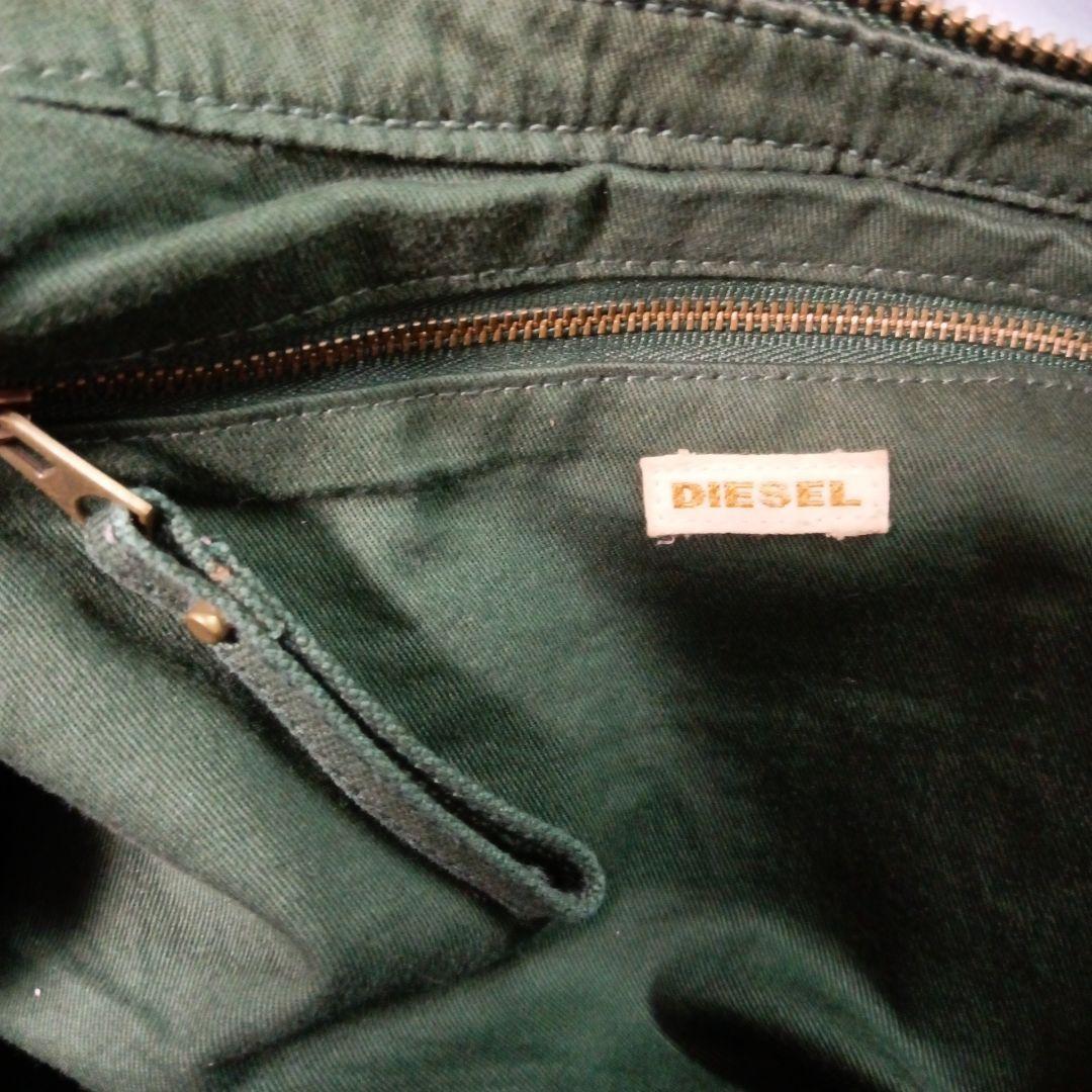 DIESEL ダークグリーン ショルダーバッグ