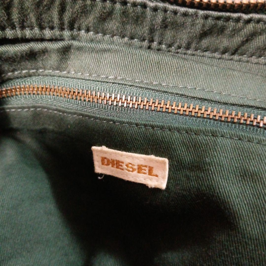 DIESEL ダークグリーン ショルダーバッグ
