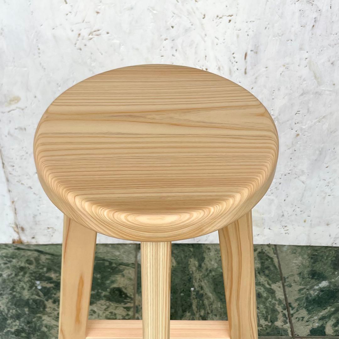 meme　国産ひのき　カウンターチェアー　ペット用食器台　セット