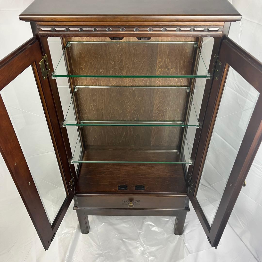 カリモク家具 Direttore キュリオケース 照明付