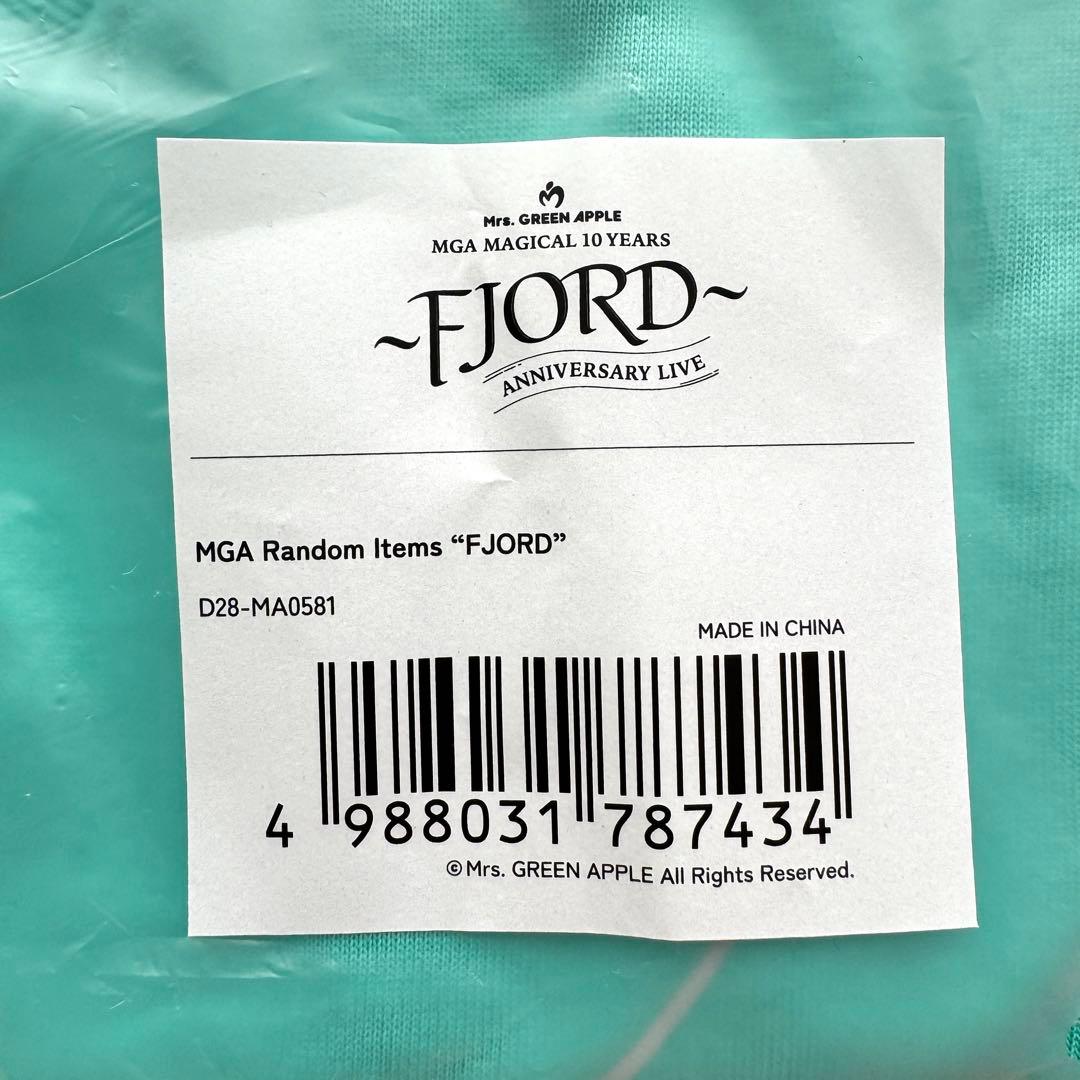 【Mrs. GREEN APPLE】 ミセス フィヨルド あたり Tシャツ L