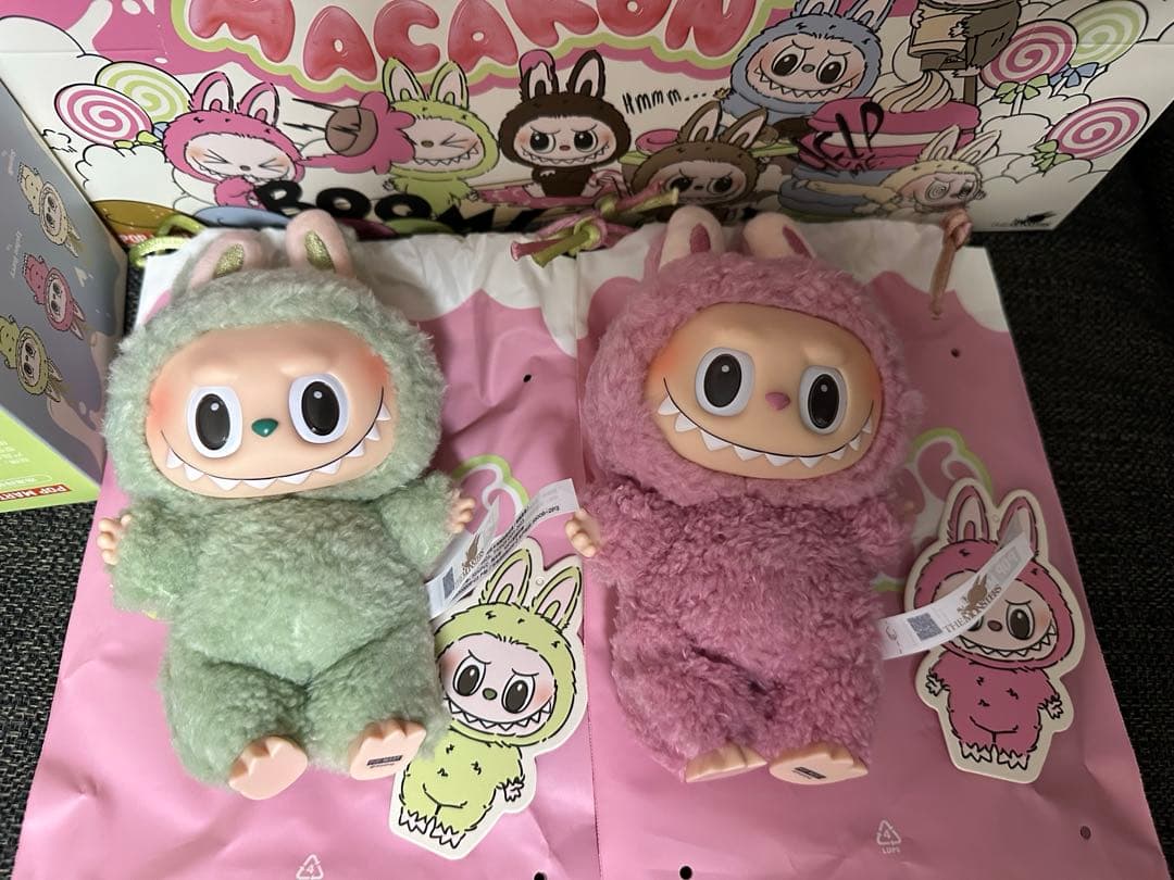 Exciting Macaron ラブブ マカロン グリーン ベリー 2体セット