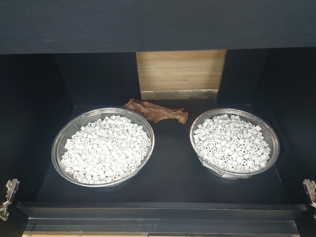 上部濾過槽付きアクリル水槽＋水槽台セット 1800×600×600 引取り限定