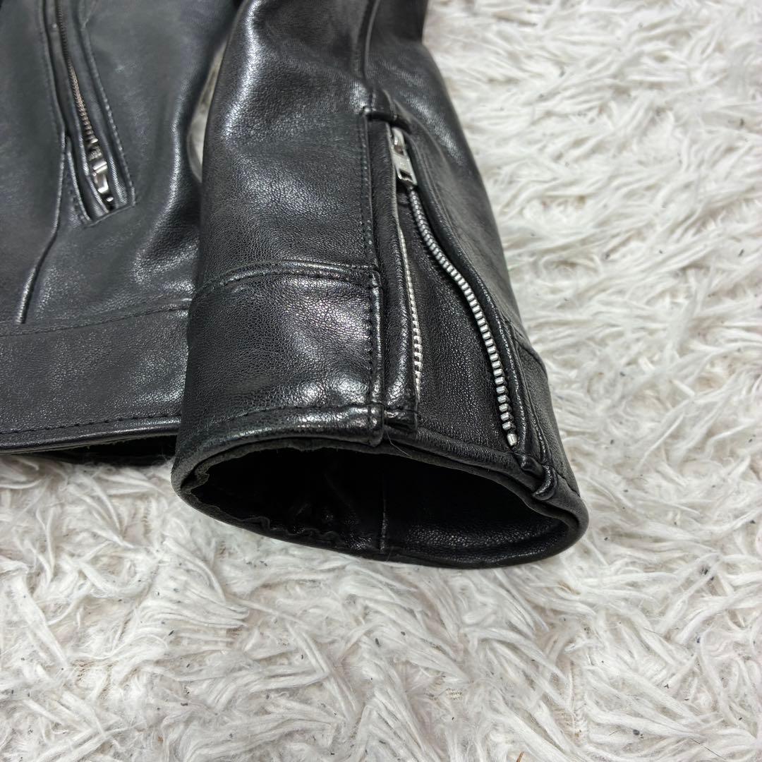 美品✨ Buffalo Bobs レザー ライダース BLACK