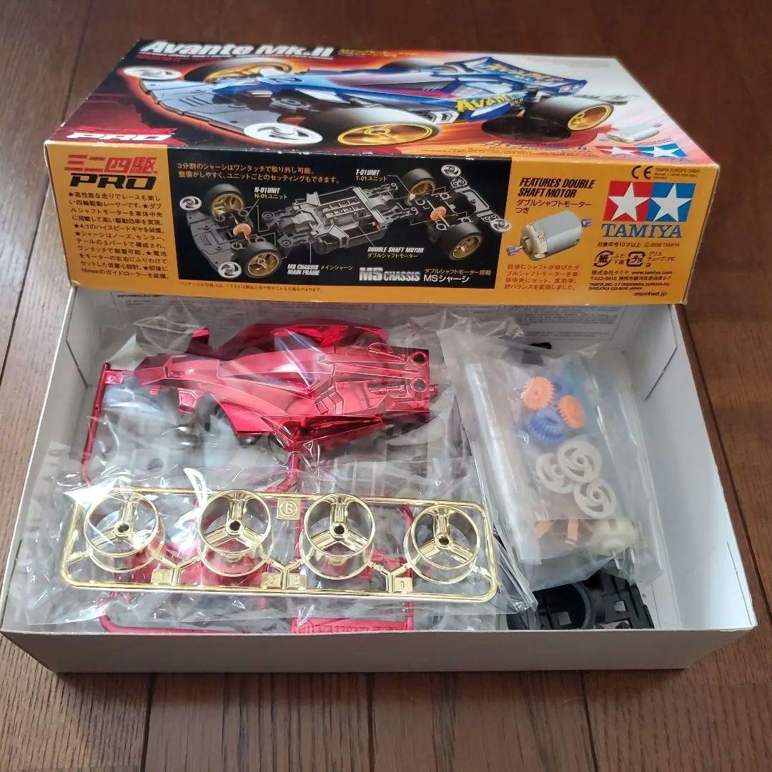 ミニ四駆　タミヤ　アバンテmk2　レッドメタリック