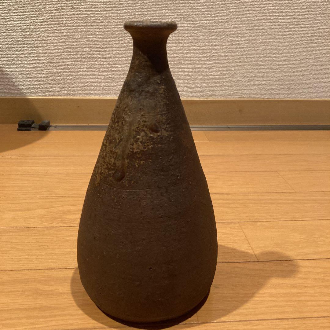 備前焼　舟徳利　一輪挿し　壺　花瓶