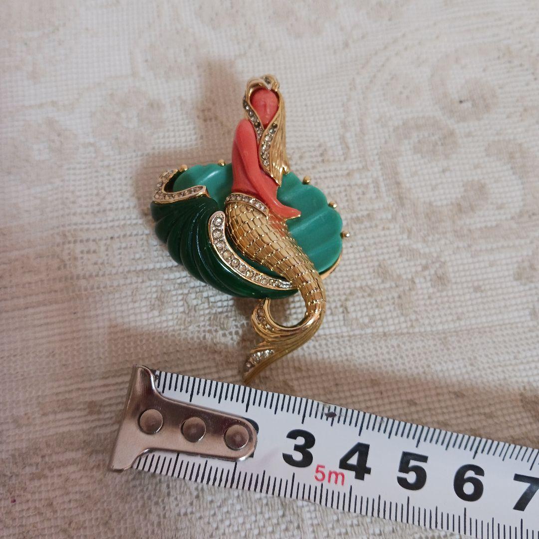 Hattie Carnegie 人魚 ブローチ