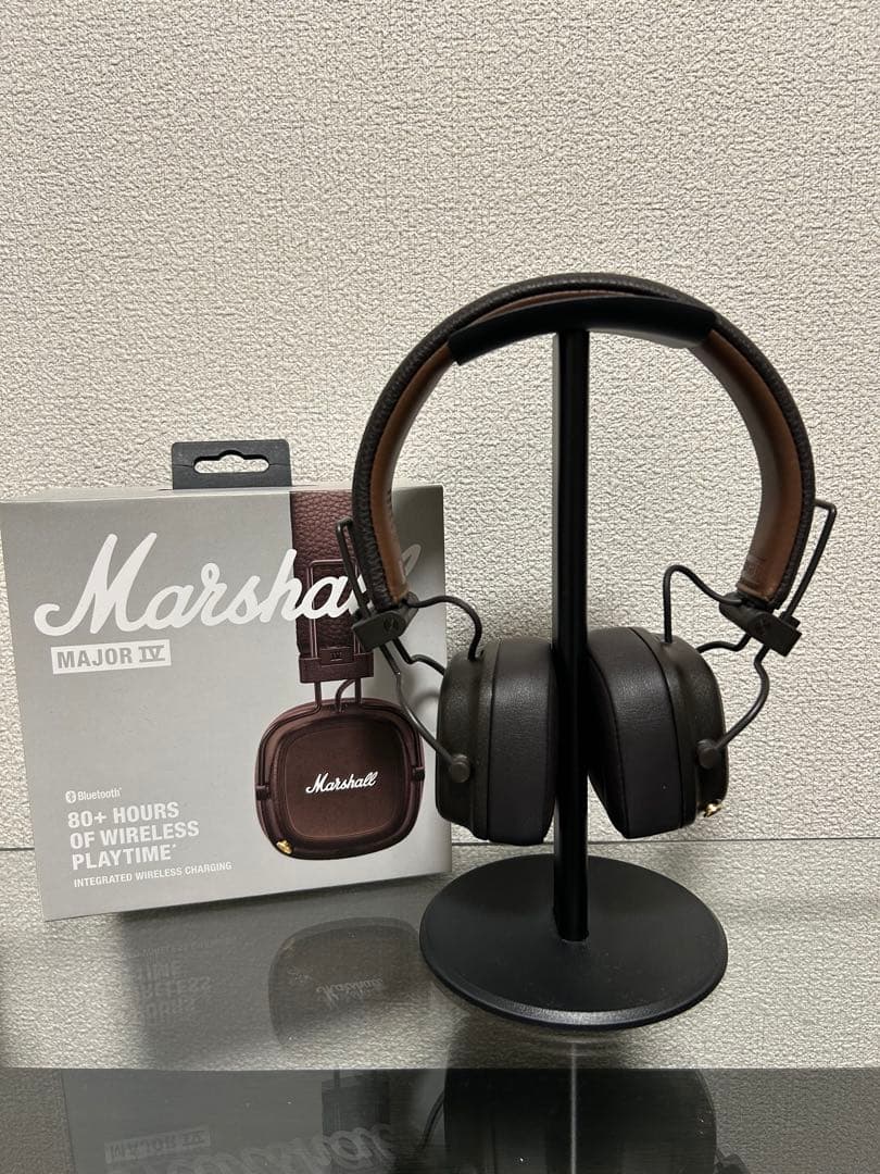 Marshall Major IV ワイヤレスヘッドホン ブラウン