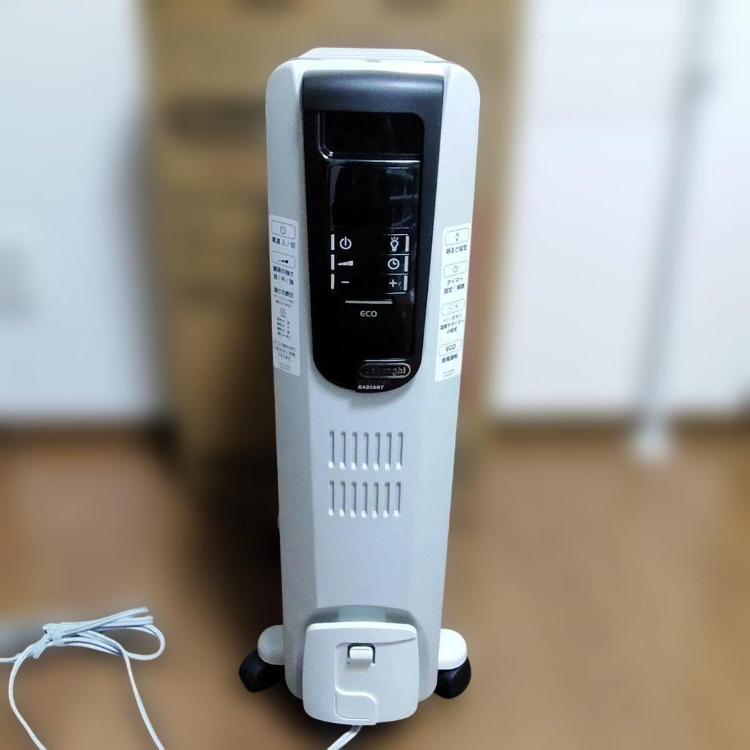 【暖房】 デロンギ デジタル ラディアント オイルヒーター KHD4108-BK