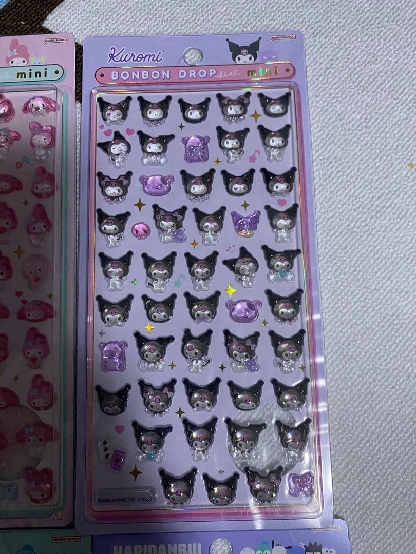 国内正規品 サンリオ ボンボンドロップシールmini 8種セット