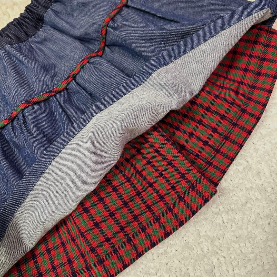 専用！【新品・タグ付】familiar リバーシブルスカート100㎝&ブラウス