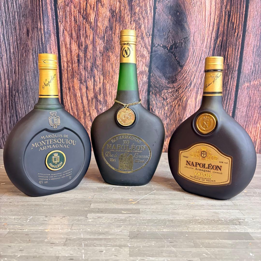 NAPOLEON ナポレオン アルマニャック ブランデー 3本セット