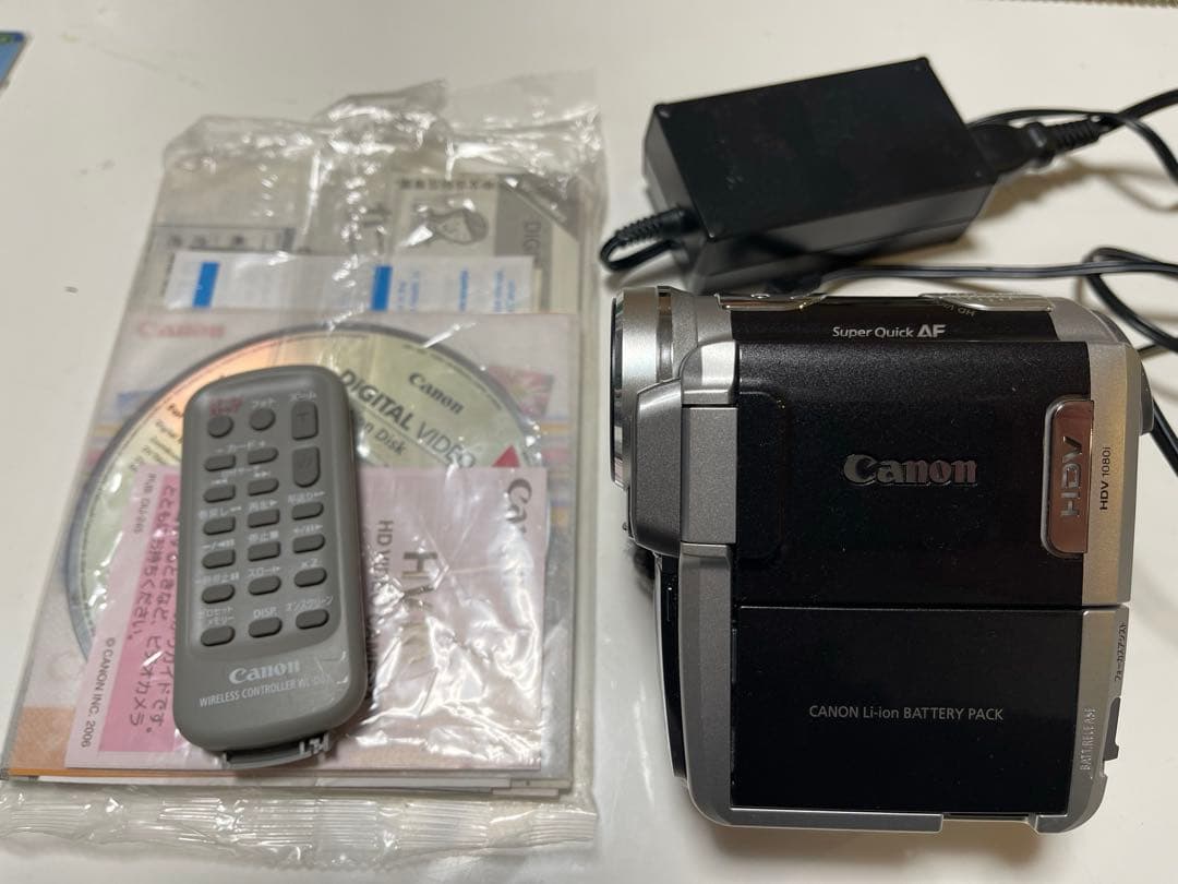 Canon HDVビデオカメラ HV10 本体 アクセサリー一式 動作確認済