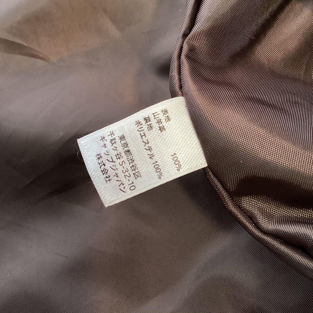 ギャップ　レザージャケット　ブラウン　ヤギ　山羊　ゴートレザー