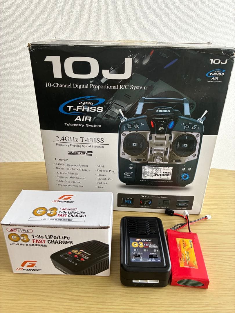Futaba 10Ｊ 2.4GHz10ch プロポ+受信機