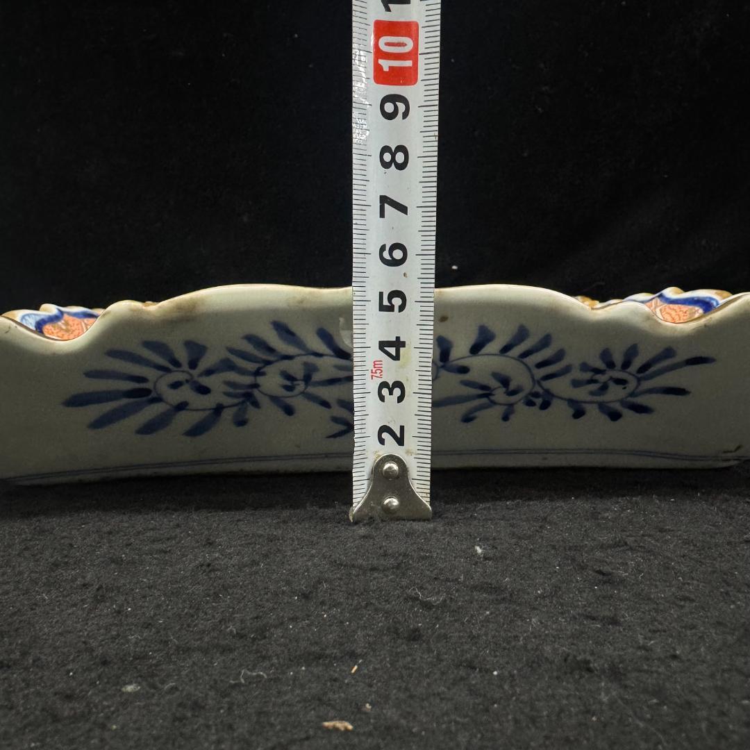 古伊万里　色絵　蝦蟇仙人図　初期伊万里　金襴手 アンティーク　箱付き