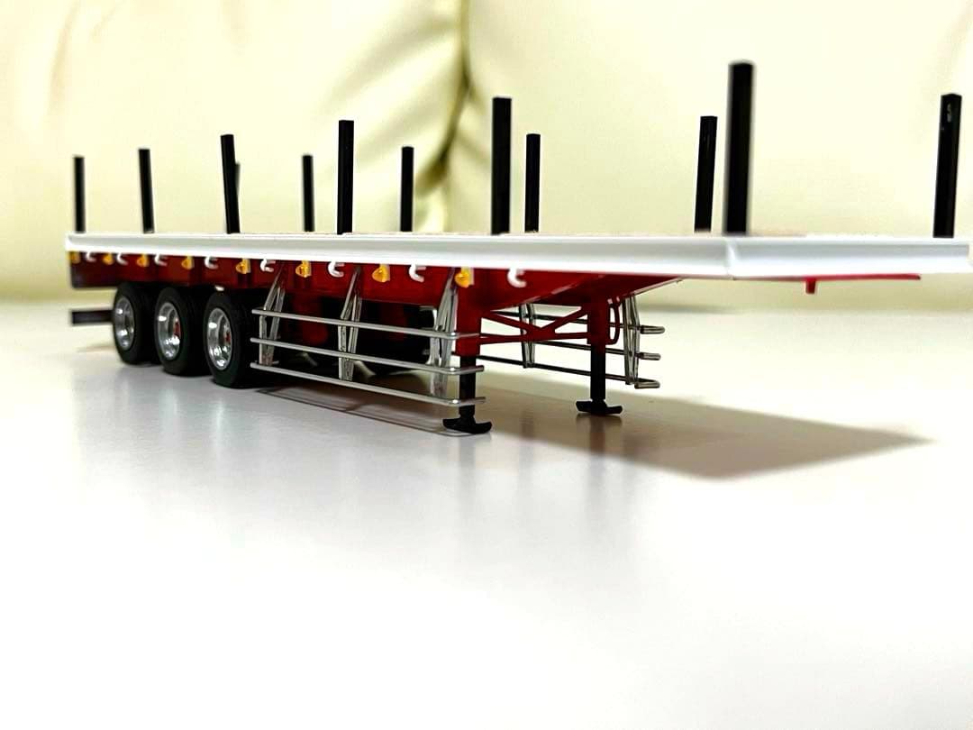 1/50 3軸まな板トレーラー　ケンクラフト　プロフィアSS用　日立　コベルコ