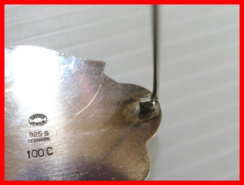 ジョージジェンセン ブローチ 100C mム242